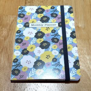 Undated Small Monthly Pocket Planner Calendars Notebook 4.13x5.94in